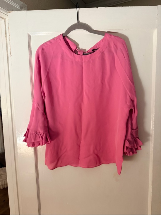 Kobi Halperin Tops - 💗 Kobi Halperin 100% Silk Ruffle Sleeve Blouse – Size Medium 💗